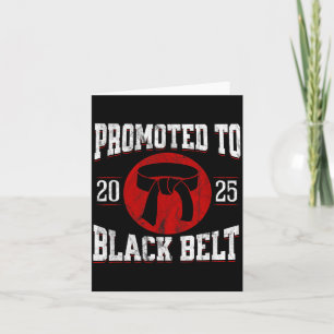 2025 Black Belt Achievement Tang Soo Do Karate Card