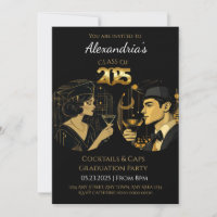 2025 Black Gold Cocktail & Caps Graduation Party