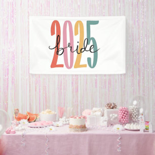2025 bride  Wedding Announcement Marriage  Banner