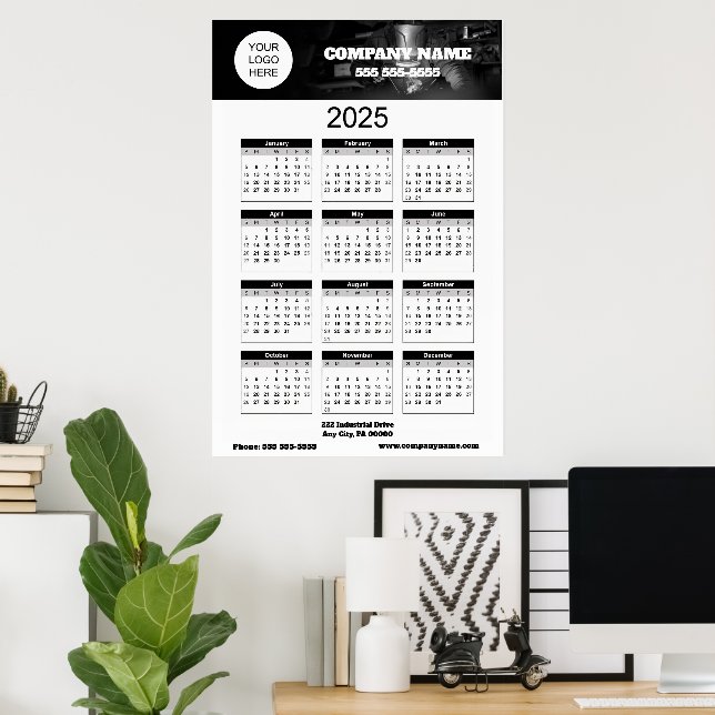2025 Business Promotional Large Poster (Home Office)