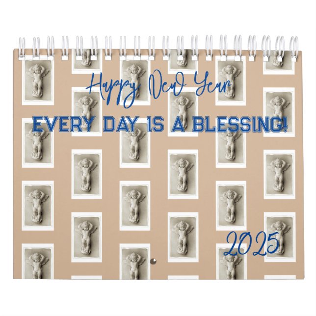 2025 Calendar Baby Angel Every Day is a Blessing (Cover)