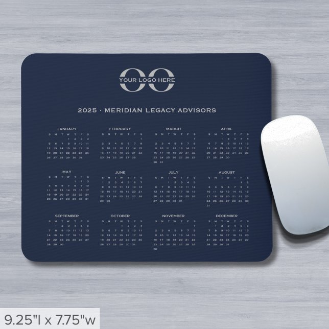 2025 Calendar Business Logo Mouse Pad (Creator Uploaded)