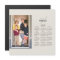 2025 Calendar Custom Photo Monogram Beige Magnet