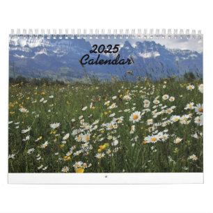 2025 Calendar Flowers filed