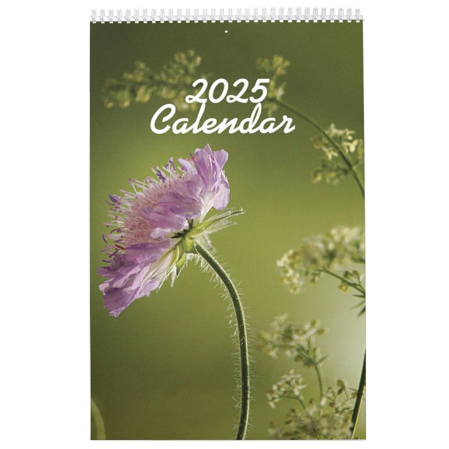 2025 Calendar Flowers filed (Cover)