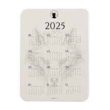 2025 Calendar Fridge Magnet
