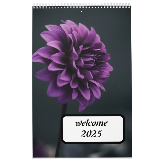 2025 Calendar gardens  Flowers 1 (Cover)