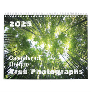 2025 Calendar of Unique Tree Photographs Customize
