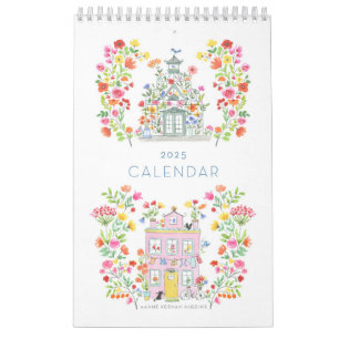 2025 Calendar / Small 11"h x 7"w / Single Page