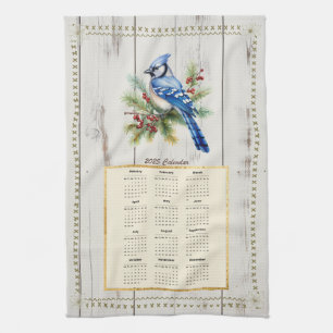 2025 Calendrier Serviette Bluejay
