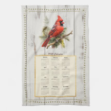 2025 Calendrier Serviette Cardinal