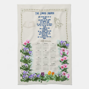 2025 Calendrier Serviette La Prière du Seigneur