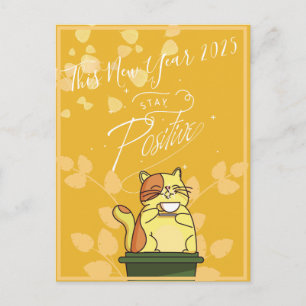 2025 Cat Calendar Postcard