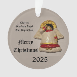 2025 CHARLES MERRY CHRISTMAS GUARDIAN ANGEL ORNAMENT