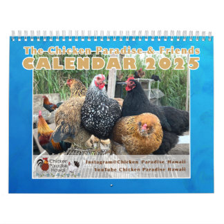 2025 Chicken Paradise Hawaii Calendrier de キ パ ダ