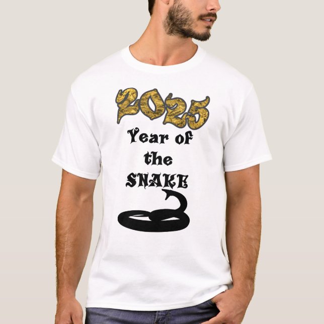 2025 CHINESE YEAR OF THE SNAKE T-Shirt (Front)
