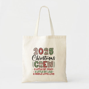 2025 Christmas Crew Family Matching Outfit Xmas Tote Bag