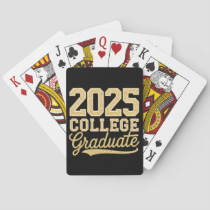 2025 College Graduate Graduation Senior School Playing Cards