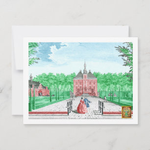 2025 colorization 1760 Print Kasteel De Essenburg Postcard