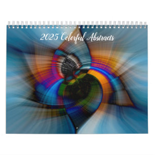2025 Colourful Abstracts Calendar