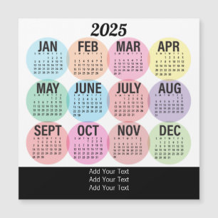 2025- Colourful Monthly