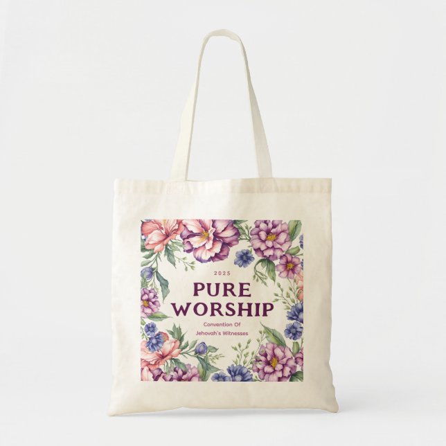 2025 Convention Pure Worship | JW  Tote Bag (Front)