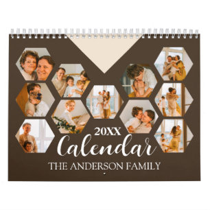 2025 Create Your Own Modern Custom Family Photo  Calendar