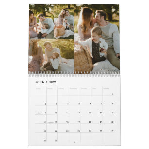 2025 Créez votre propre calendrier photo de famill