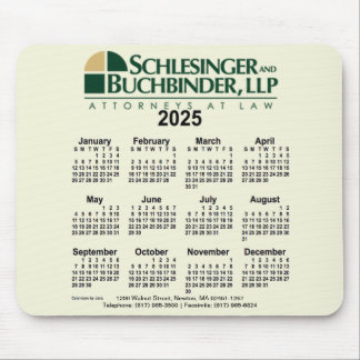 2025 Custom Calendar by Janz Mouse Pad