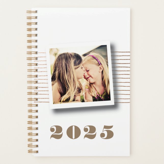 2025 Custom Personalized Photo Diary Planner (Front)