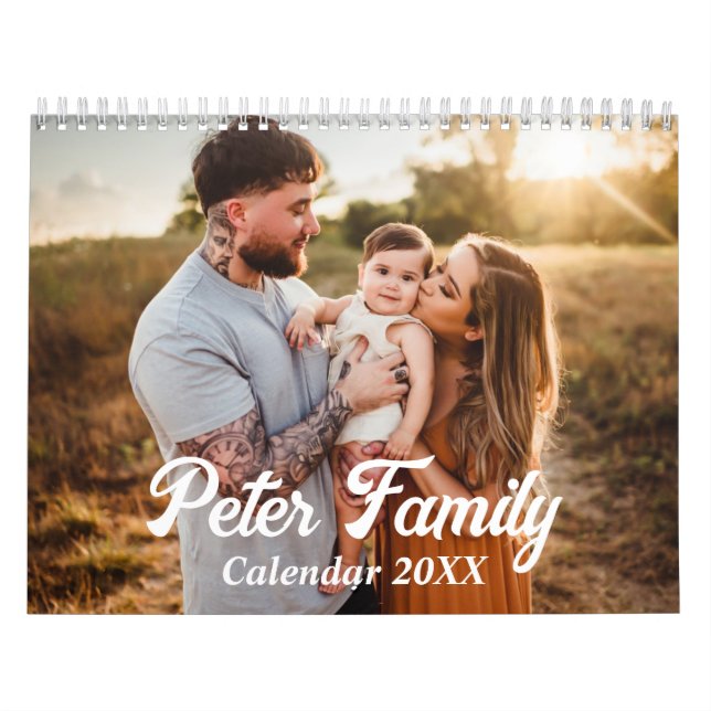 2025 Custom Photo Create Your Own Family Calendar  (Cover)