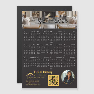 2025 Custom Real Estate Marketing QR Code Calendar