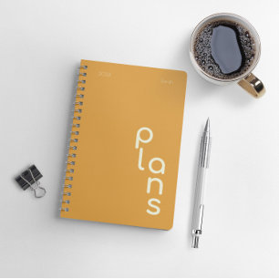 2025 Customizable Bright Plans Planner