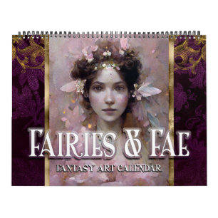 2025 Fairies & Fae 1 Fantasy Art Calendar