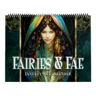 2025 Fairies & Fae 2 Fantasy Art Calendar