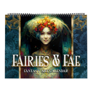 2025 Fairies & Fae 3 Fantasy Art Calendar