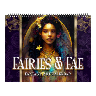 2025 Fairies & Fae 5 Fantasy Art Calendar