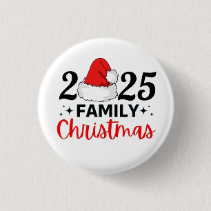 2025 Family Christmas 1 Inch Round Button