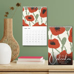 2025 Floral Small  Calendar<br><div class="desc">*CHOOSE YOUR START DATE when ordering! Stylish floral paintings are featured on the months of this single-page small,  medium or large wall calendar. Personalize with your family name or your business name. Great to give out to clients and customers.</div>