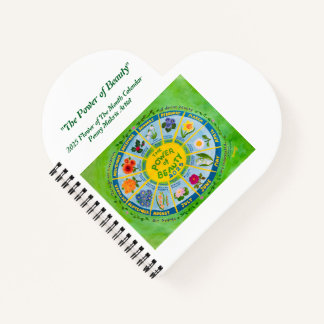 2025 Flower of the Month Inspirational Calendar Notebook