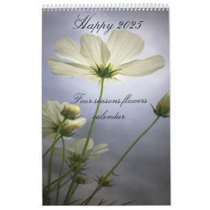 2025 Four Seasons flowers calendar