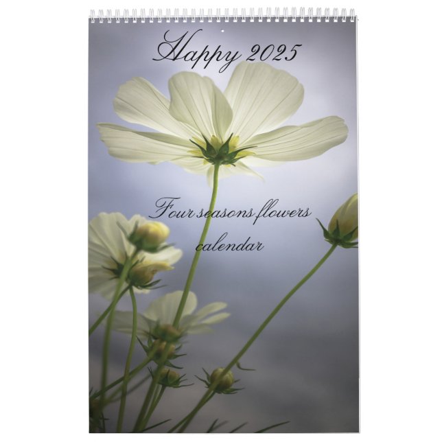 2025 Four Seasons flowers calendar (Cover)