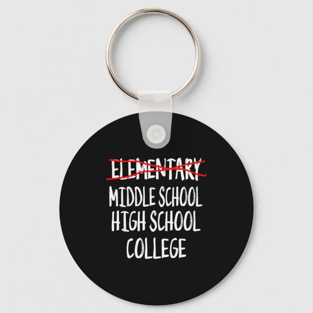 2025 funny elementary school graduation 6th grade keychain (Front)