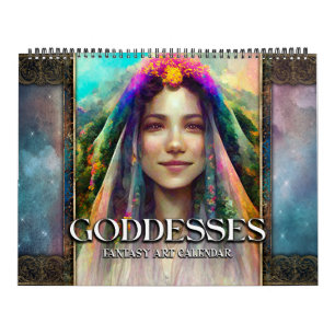 2025 Goddesses Fantasy Art Calendar