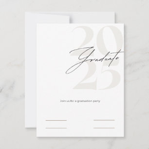 2025 graduate graduation invitation
