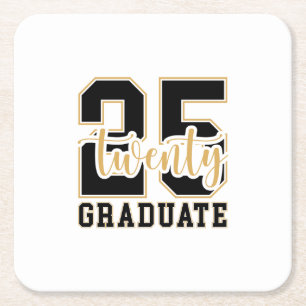 2025 Graduate Square Paper Coaster