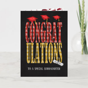 2025 Graduation for Goddaughter Card