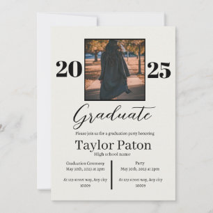 2025 Graduation Party Customizable Invitation