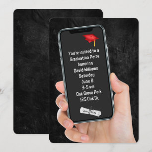 2025 Graduation Party Text Message Invitation