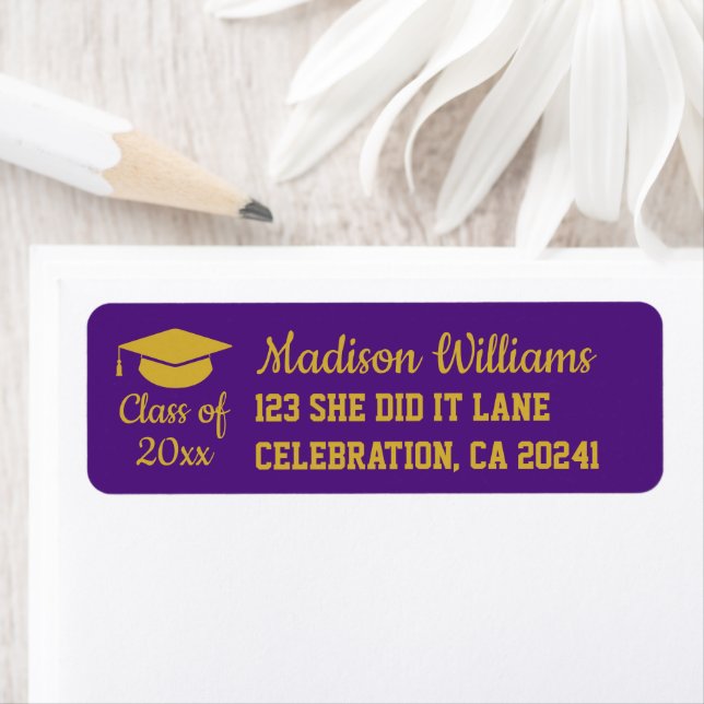 2025 Graduation Personalized Grad Return Address (Insitu)